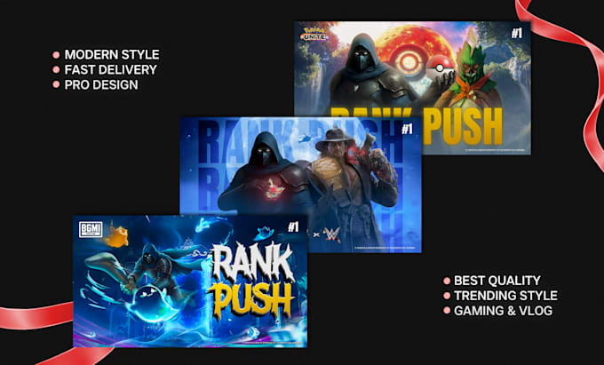 design professional attention grabbing youtube thumbnails