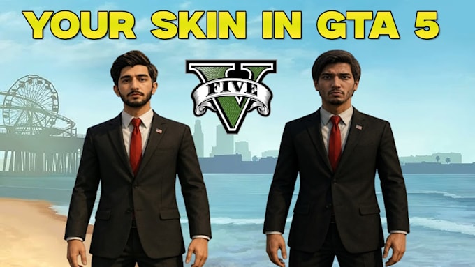 make your skin with favourite clothes in gta 5
