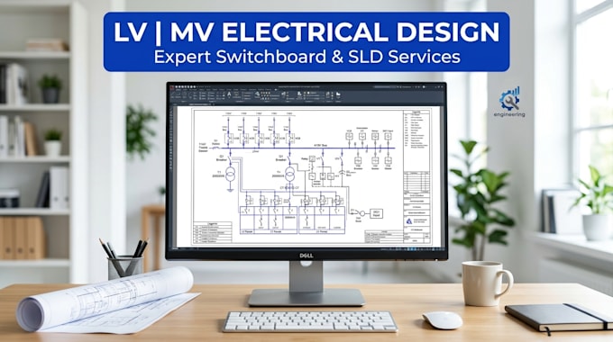 design lv mv electrical switchboard and distribution panel drawings