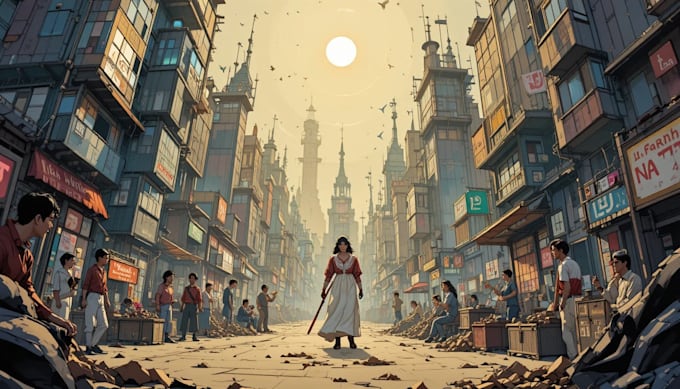 illustrate graphic novel comic book storyboard
