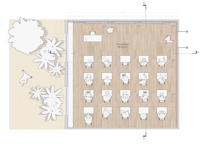 do pdf to cad floor plan conversion, 2d floor plan, house plan in autocad, rayon