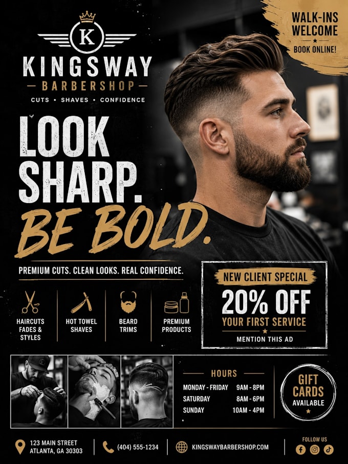 design high converting retail promotion graphics