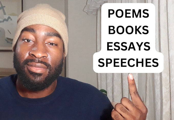 edit or proofread poetry, essays, books, speeches, and more