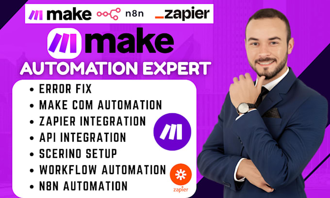 fix make com automation make com workflow make com api integration make com