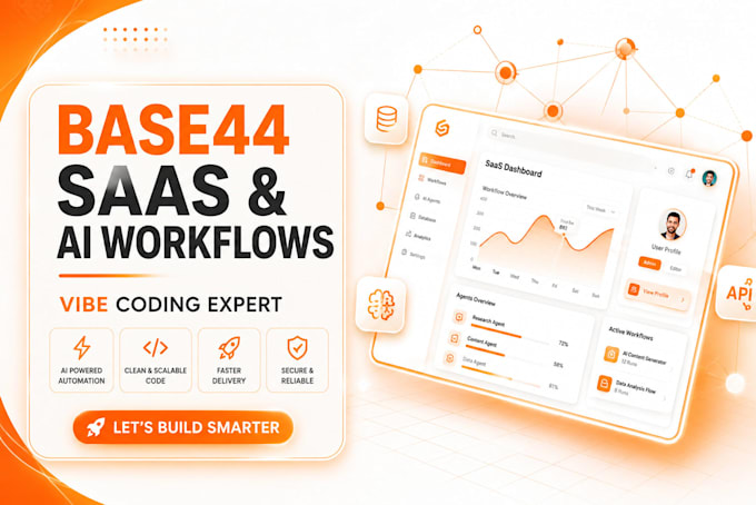 build base44 saas apps dashboards and ai automation workflows