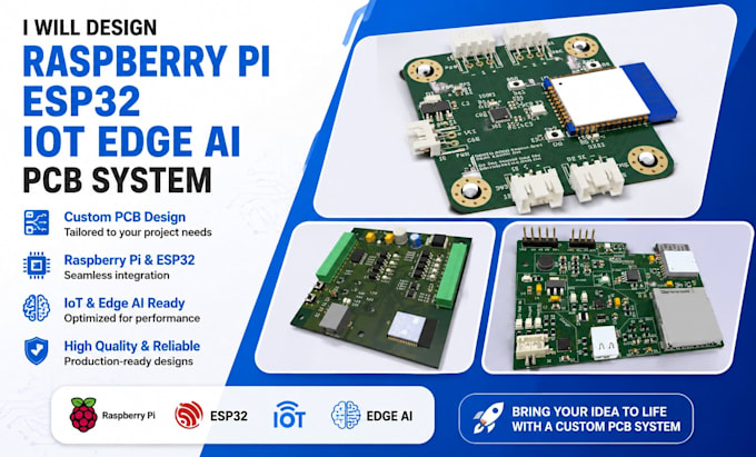 design raspberry pi esp32 iot edge ai pcb sysgem