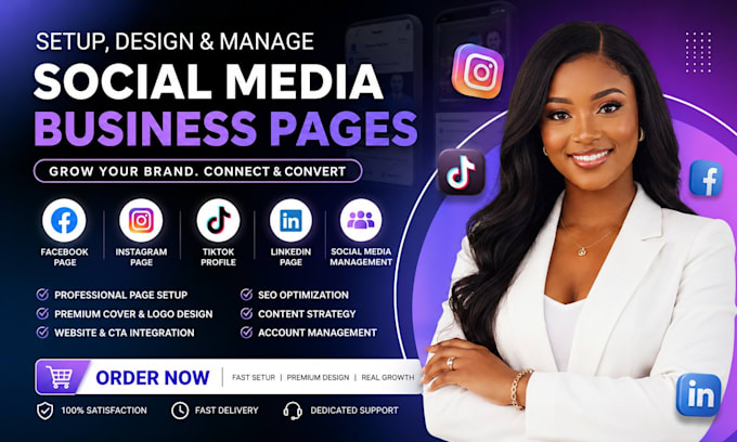 create and setup facebook business page