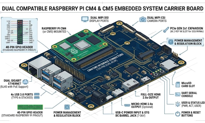 do embedded linux engineer for mipi dsi panel integration rpi cm4 cm5 aws iot