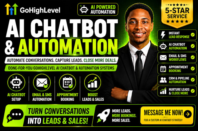setup gohighlevel ai chatbot and automation