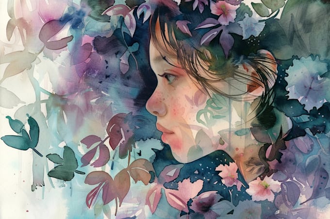 do a watercolor illustration