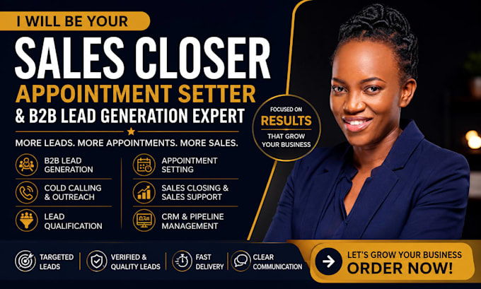 be your high ticket sales closer and sales representative
