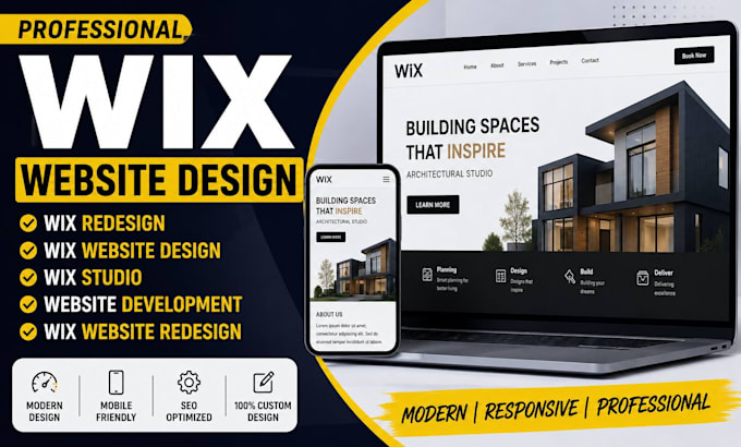 wix website design,redesign,website redesign, wix studio, website development