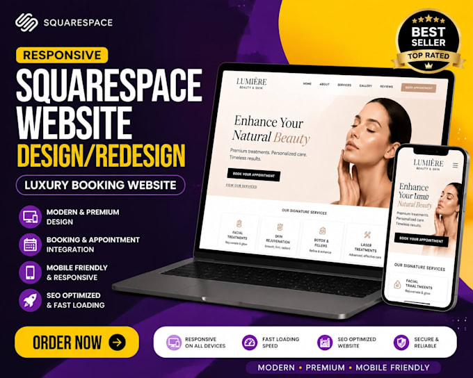 revamp your outdated squarespace beauty website