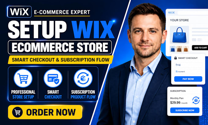 setup wix ecommerce store wix smart checkout wix subscription product flow