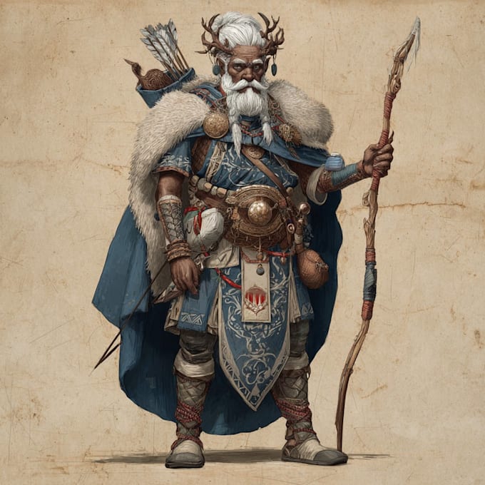 dnd character and dnd party character