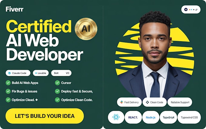 build, fix, or deploy your ai powered web app using claude code, cursor, bolt