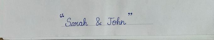 write beautiful cursive handwriting for quotes and letters