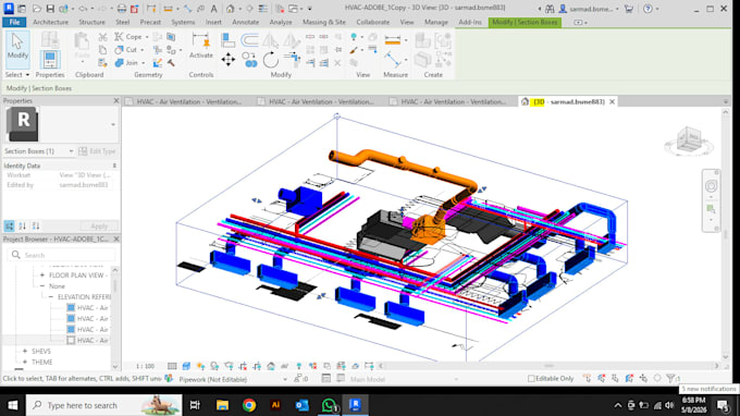 design and model complete mepf  systems using revit bim