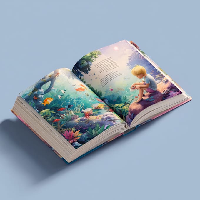 draw story driven childrens book illustrations