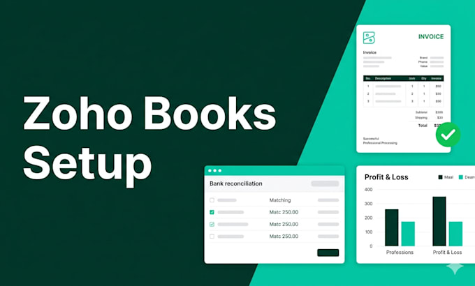 set up zoho books for your business