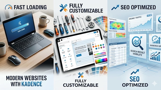 build a professional kadence website using kadence pro theme, pro blocks