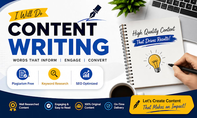 write SEO blog articles and website content