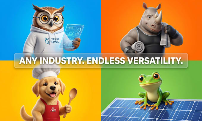 design an ai brand mascot, character with nano banana 2