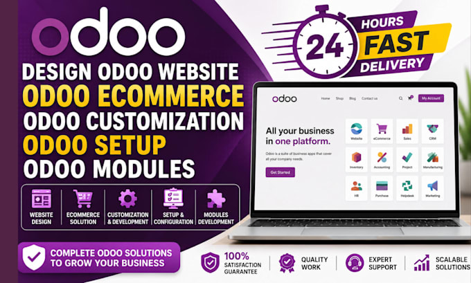 design odoo website odoo ecommerce odoo customization odoo setup odoo modules