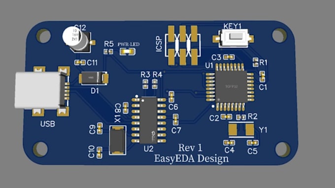 do pcb design, schematic, easyeda, kicad, arduino and led pcb projects