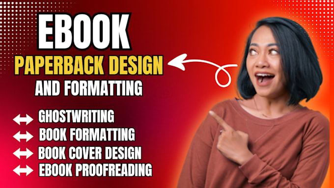do paper back book formatting for your amazon KDP ebook design