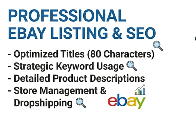 create SEO optimized ebay product listings