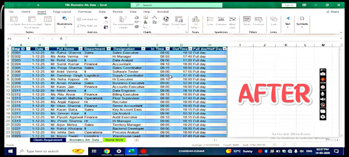 do data cleaning and formatting