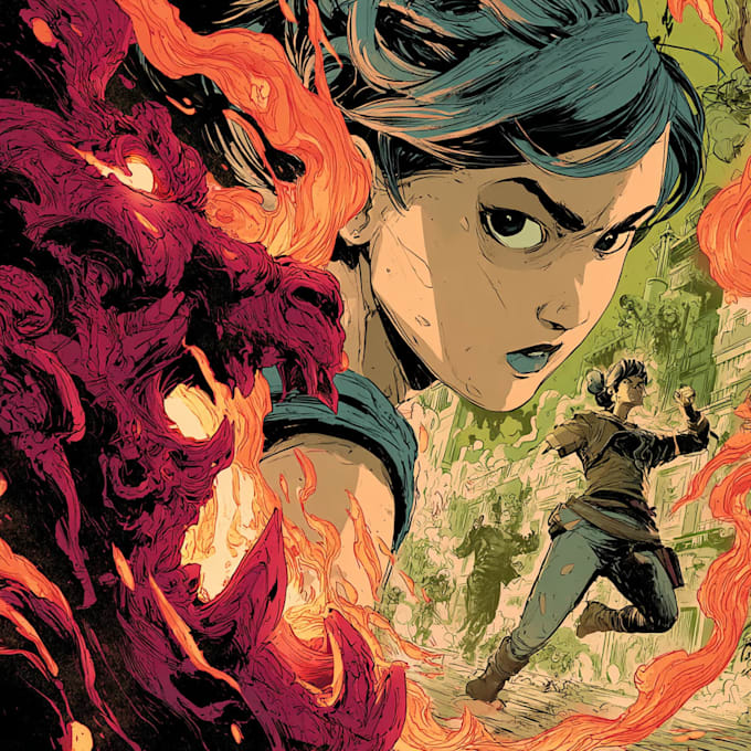 illustrate elite comic book pages and sequential art