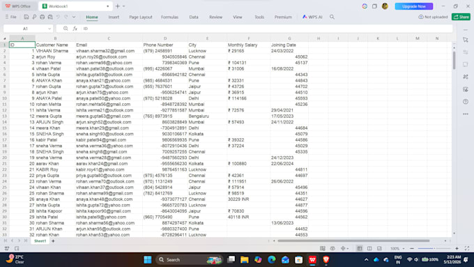 clean and organize your excel or spreadsheet data