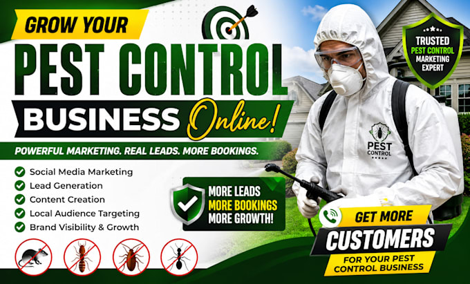 help your pest control business get more leads and customers janitorial