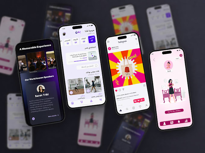 do mobile app design, figma UX UI design, prototyping