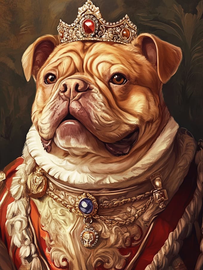 custom pet portrait, dog portrait, cat portrait