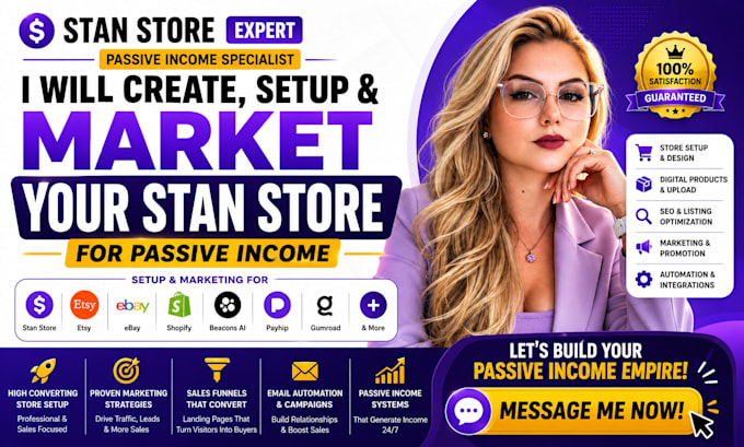 stan store marketing stan store setup sales funnel  digital product upload