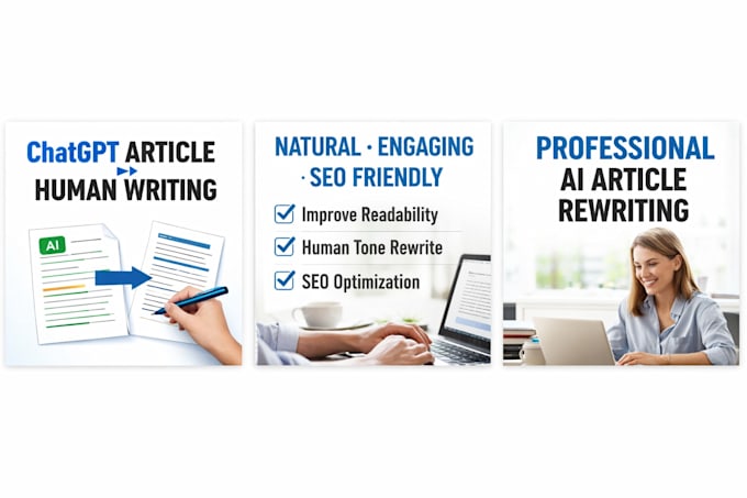 rewrite chatgpt articles into natural human written content