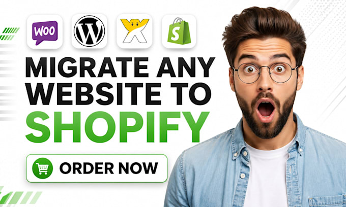 migrate woocommerce to shopify, wordpress to multi vendor, wix to shopify