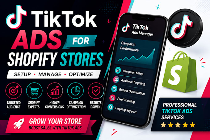 create tiktok ads for shopify dropshipping stores