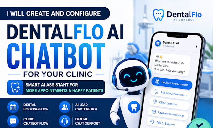 create and configure a dentalflo ai chatbot for your clinic