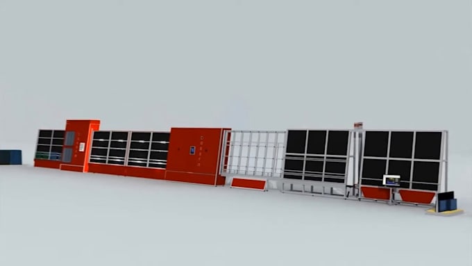 create complex 3d engineering industrial process animation, technical animation
