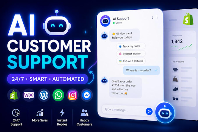 build an ai customer support chatbot for your online store, woocommerce, website