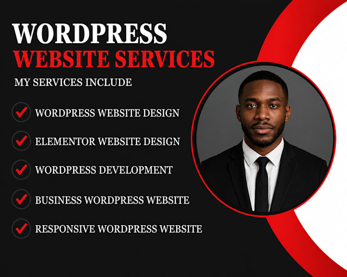 design wordpress website, elementor website and wordpress development