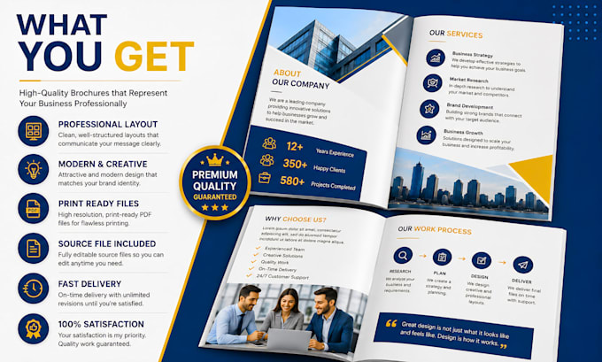design professional corporate brochures