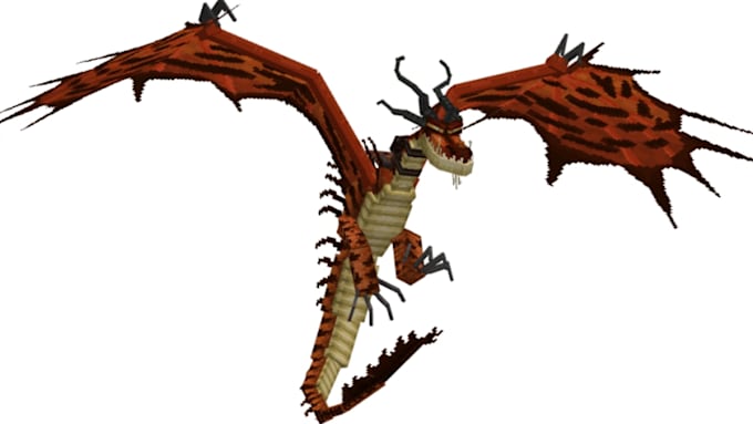 create custom minecraft blockbench 3d model, animation and textures