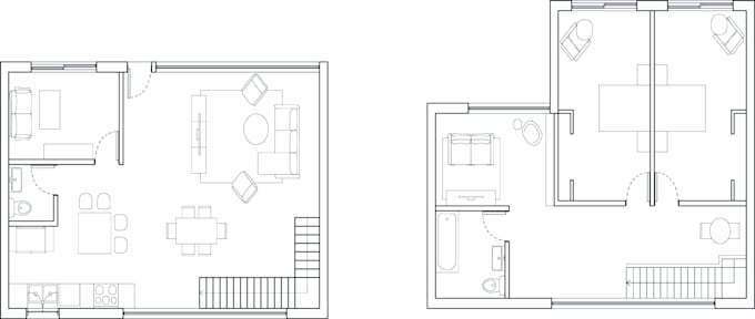 create detailed conceptual layouts for homes