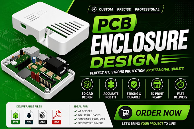 design perfect pcb enclosures electronics cases product design for your project