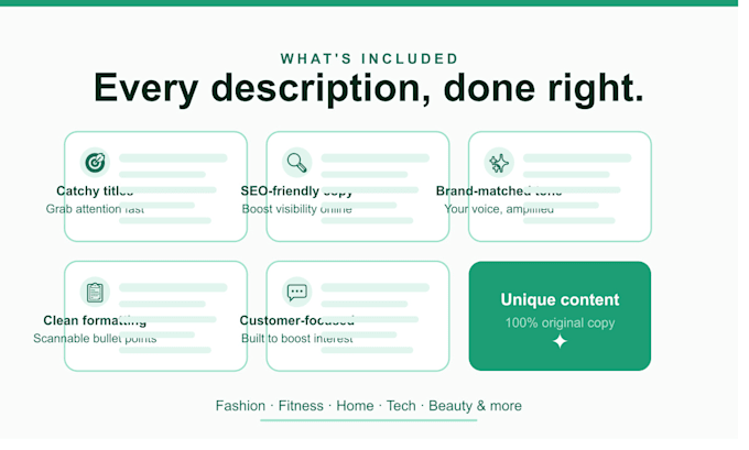 write persuasive product descriptions that sell